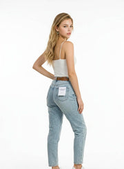 Дамски дънки с висока талия – Soft Fit Denim